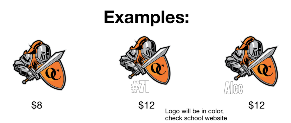 Oakland-Craig Decals