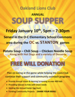 Lions Club Soup Supper