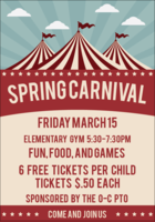 Cancelled Due to Flooding: Spring Carnival March 15th