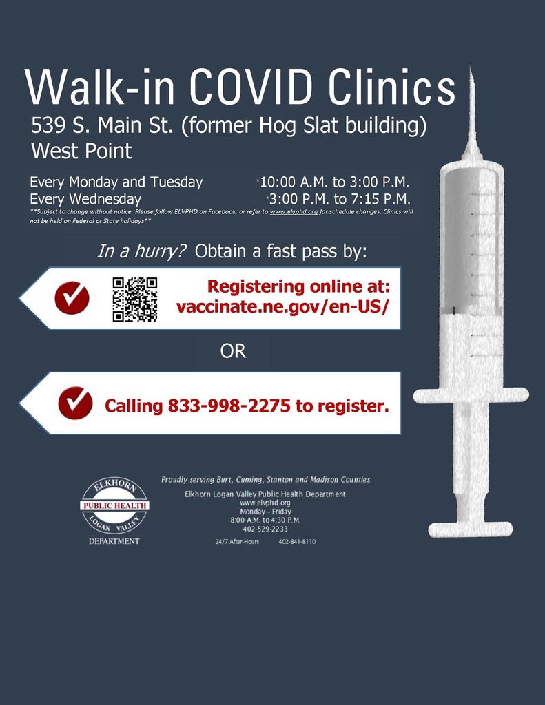 ELVHD Vaccination Clinics